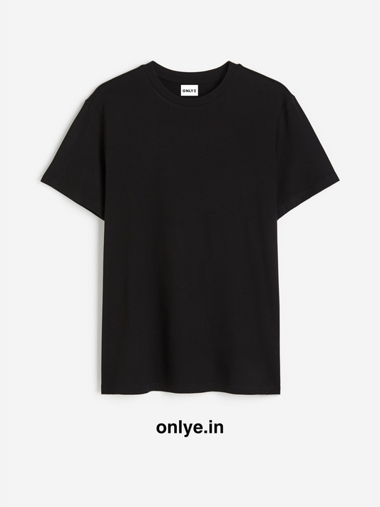 Black Regular Fit T-shirt