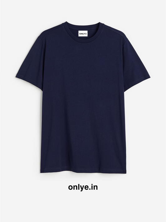Dark Blue Regular Fit T-shirt