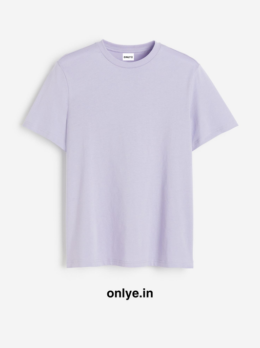 Lavender Regular Fit T-shirt
